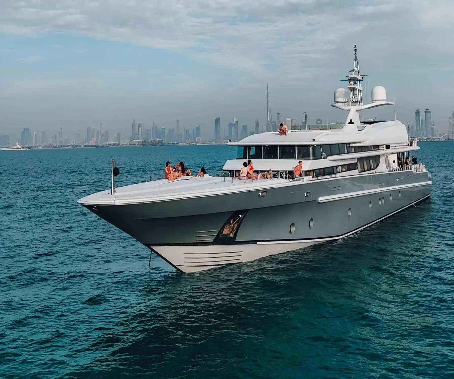 Big Boaty, also called Thunder, a 165 ft Oceanfast superyacht