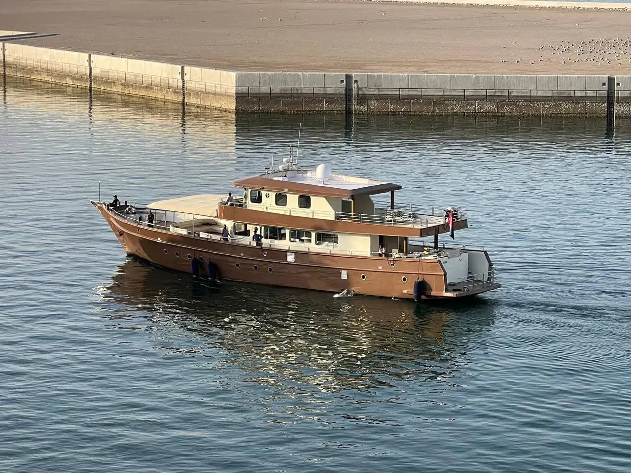 Melody 2, a 121 ft cruiser with wide open decks