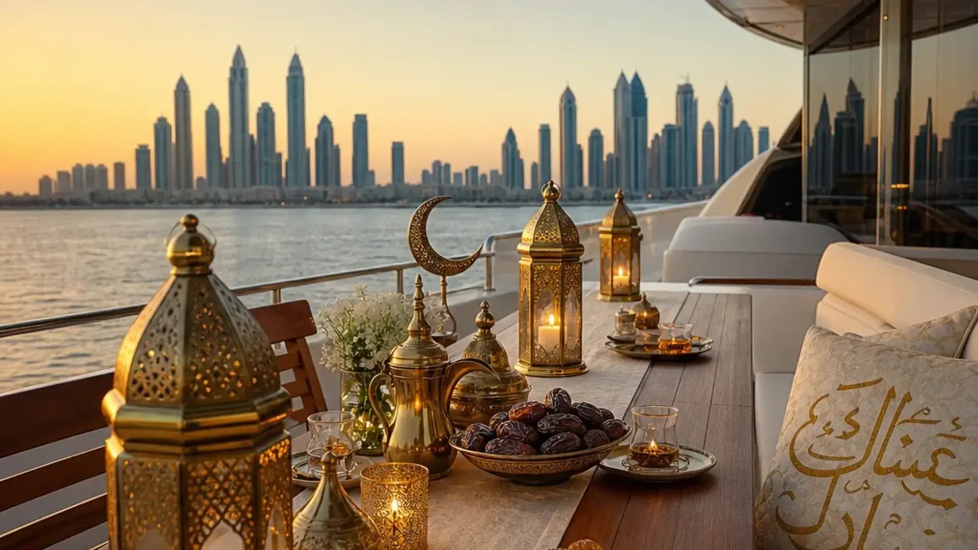 Eid Yacht Celebration Thailand on a yacht in Thailand