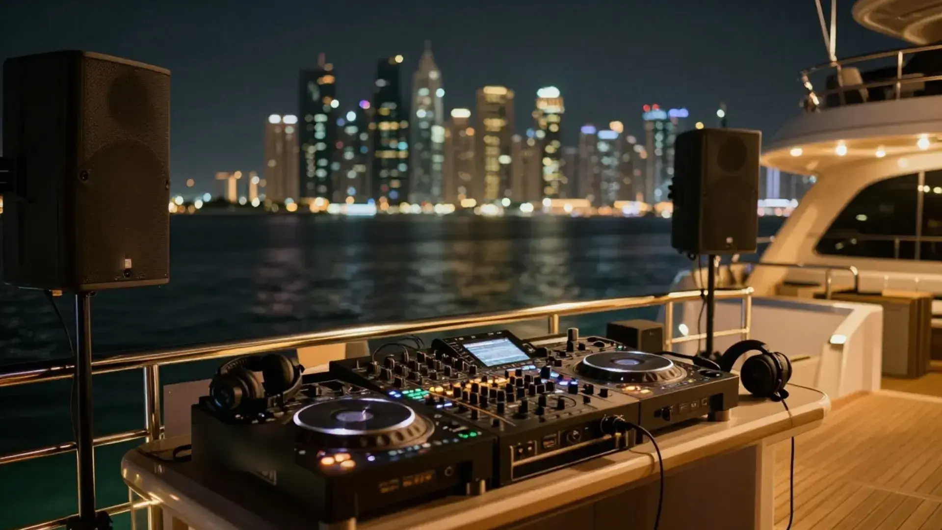 Yacht DJ Dubai for Private Charters on a yacht in Dubai