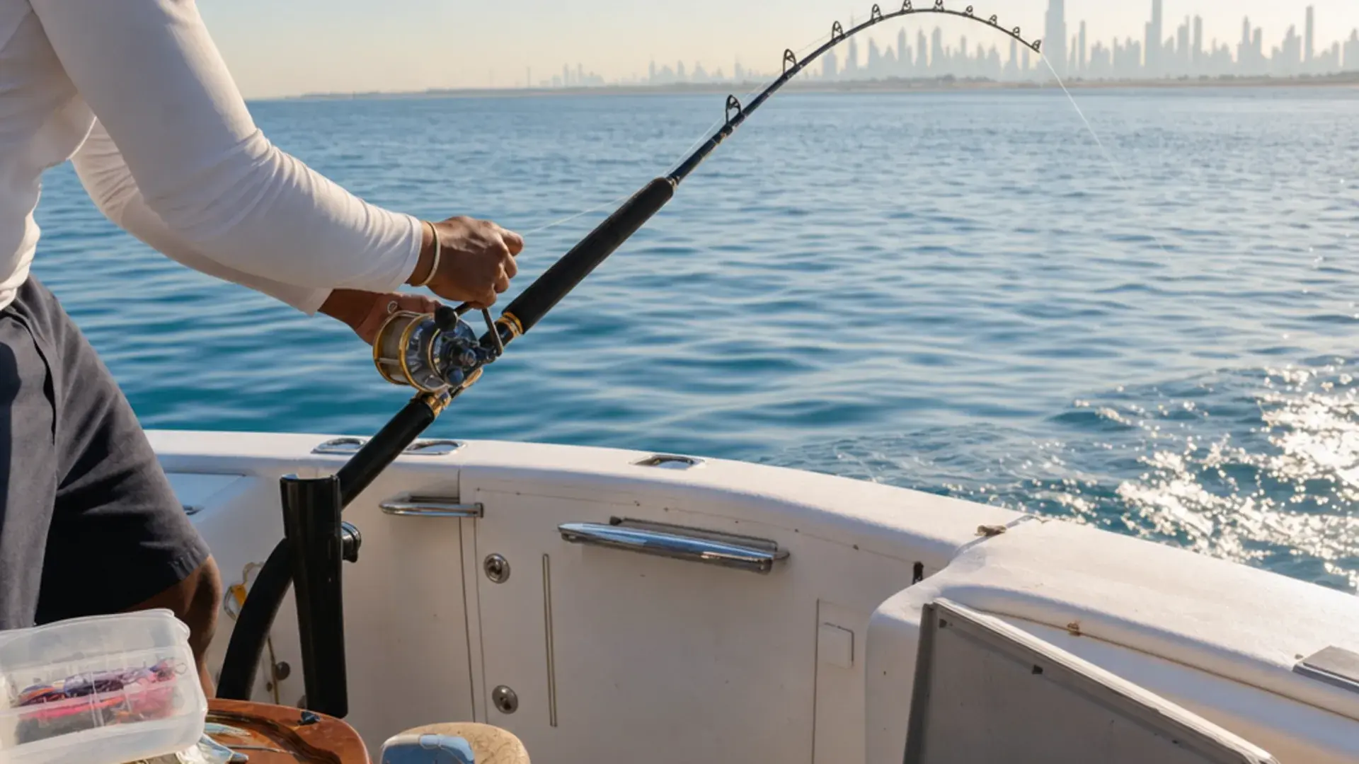 Yacht Fishing Dubai Private Charter on a yacht in Dubai