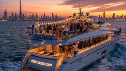 Yacht Party in Dubai Private main view